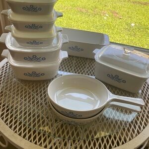 Corningware Blue Cornflower 15 piece set